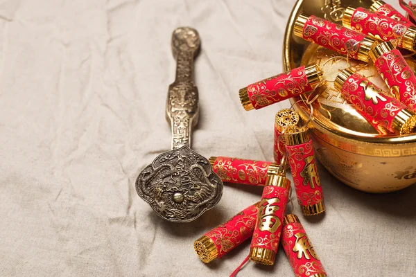 Chinese lunar new year ornament — Stock Photo, Image
