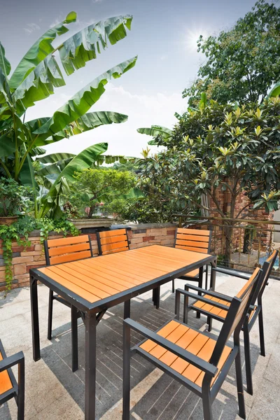 Outdoor terrace — Stock Photo, Image