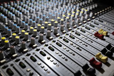 audio sound mixer clipart