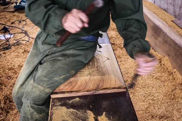 Carpenter working — Stock Photo, Image