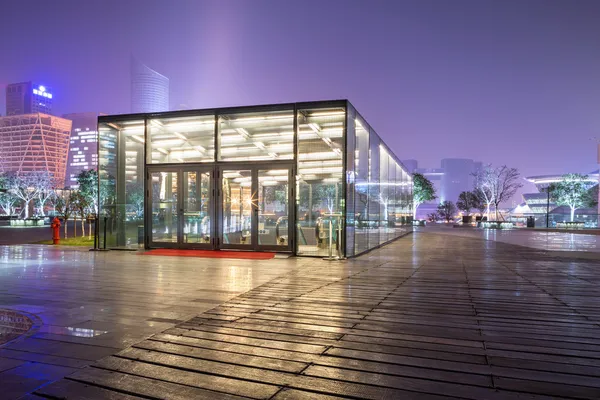 The entrance of shopping mall underground — Stock Photo, Image