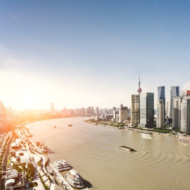 kuş bakışı Şanghay