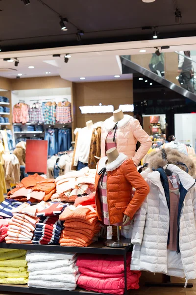 Interior of fashion clothes store — Stock Photo, Image