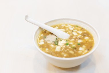 tofu çorbası, Çin yemeği 