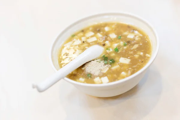Tofu soup, chinese food — Stock Photo, Image