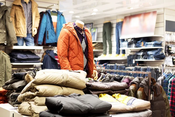 Interior of  fashion clothes store — Stock Photo, Image