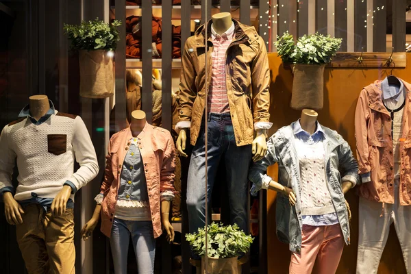 Interior of  fashion clothes store — Stock Photo, Image