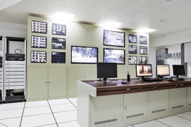 kontrol odası modern ofis 
