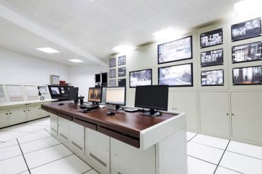 kontrol odası modern ofis 