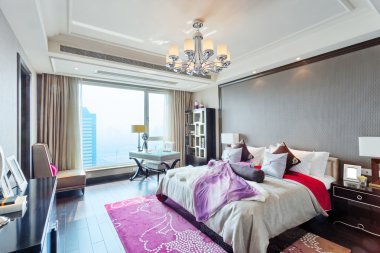 büyük modern yatak odası 