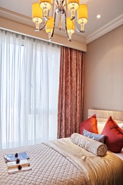 modern yatak odası iç
