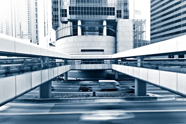 Vista de la calle de la ciudad moderna —  Fotos de Stock