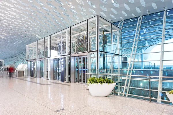 Modern Havaalanı terminal bekleme odası 