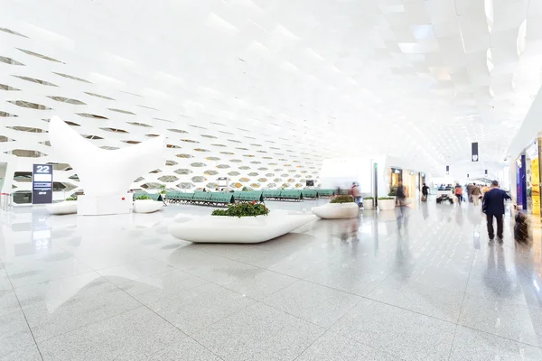 Passagier op de luchthaven. — Stockfoto