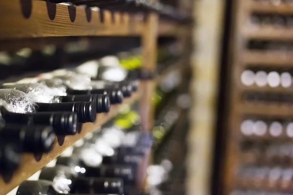 Wine cellar full of wine bottles — Stock Photo, Image
