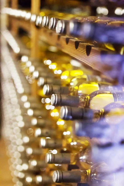 Wine cellar full of wine bottles — Stock Photo, Image