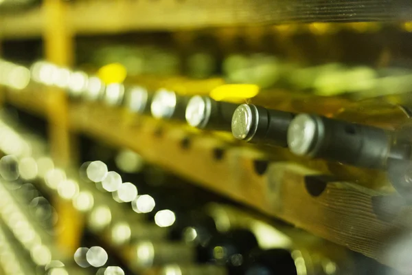 Wine cellar full of wine bottles — Stock Photo, Image