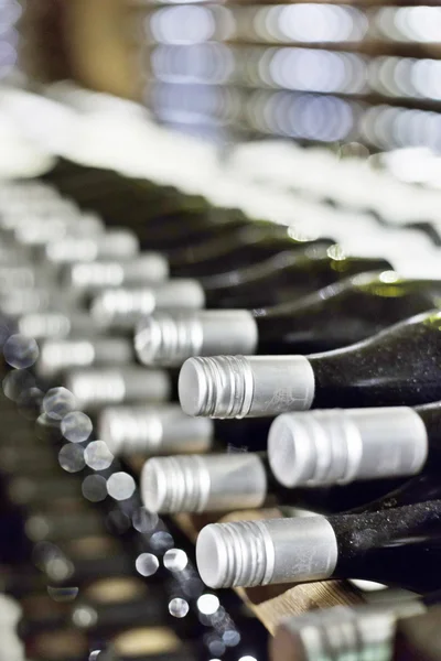 Wine cellar full of wine bottles — Stock Photo, Image