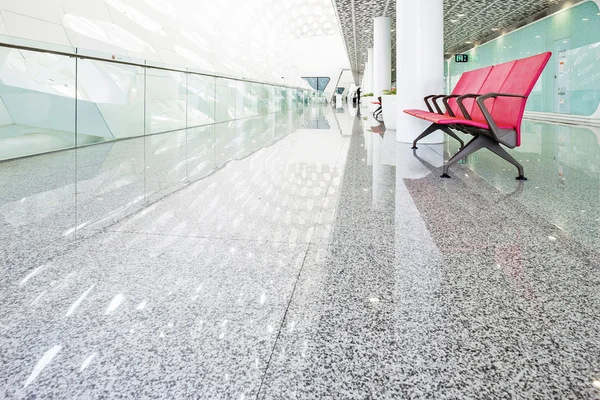 Sala d'attesa moderna nel centro commerciale — Foto Stock