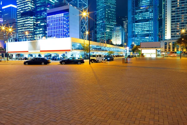 Night scene of modern city — Stock Photo, Image