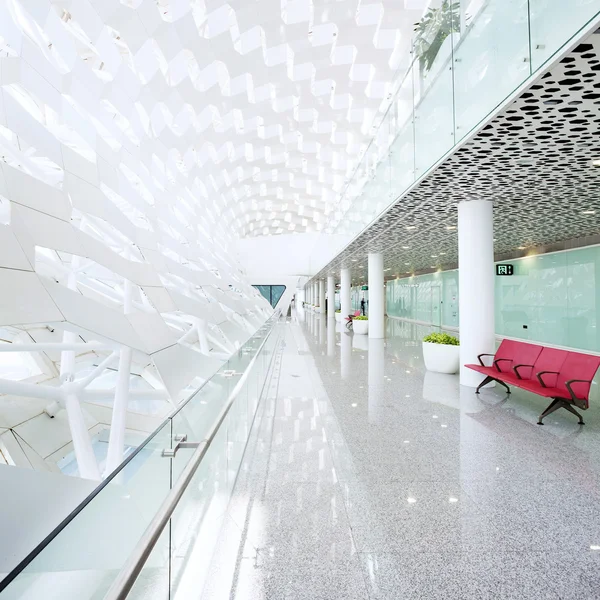 Moderne wachtkamer in het winkelcentrum — Stockfoto