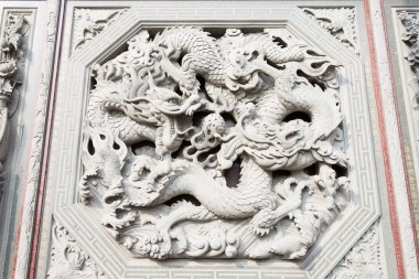 taş oyma bir ejderha'nın 