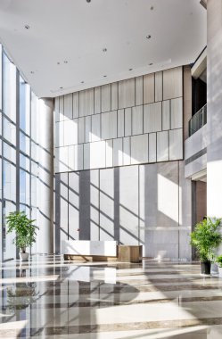 boş salonda modern ofis binası