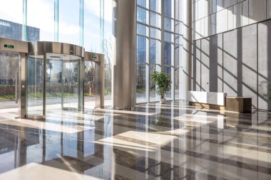 boş salonda modern ofis binası