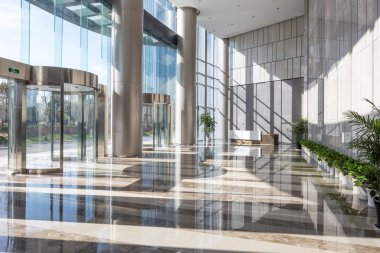 boş salonda modern ofis binası