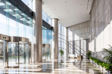 boş salonda modern ofis binası