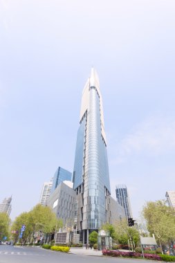Nanjing, Çin-Nisan 7, 2014:zifeng Kulesi (Grönland Merkezi-zifeng