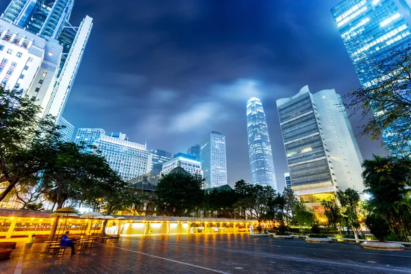 Modern city in the night — Stock Photo, Image