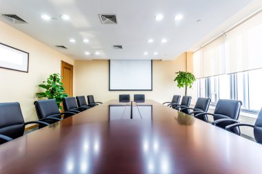 ofiste iş toplantı salonu