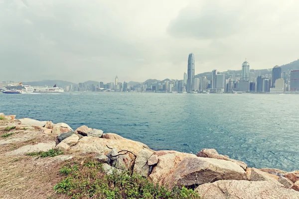 Krajina moderního města, hong kong — Stock fotografie