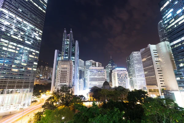 Trafic à travers le centre de Hong Kong — Photo