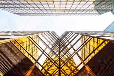 gökdelenlerin modern Cam silhouettes