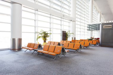 Modern Havaalanı terminal bekleme odası