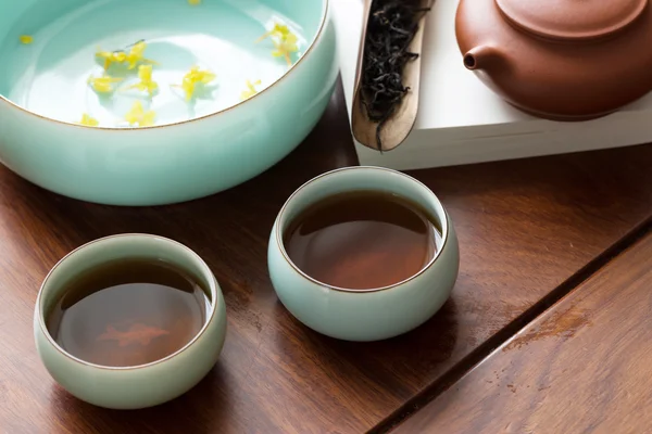 Conjunto de chá da China — Fotografia de Stock