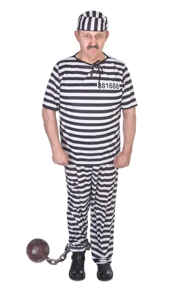 Sad prisoner — Stock Photo, Image