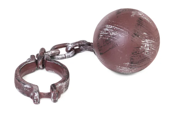 Ball and chain — Stock Photo, Image