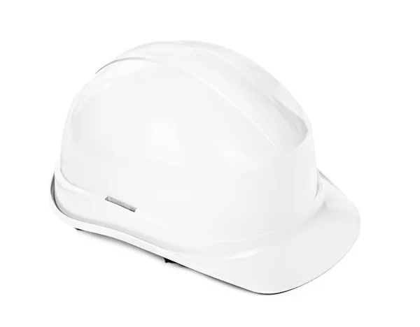 Beyaz zor şapka — Stok fotoğraf