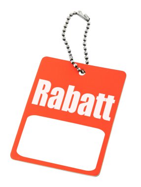 Almanca - indirim - Word etiket