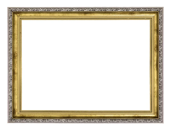 Zilveren en gouden frame — Stockfoto