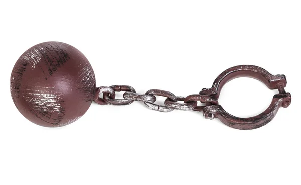 Ball and chain — Stock Photo, Image