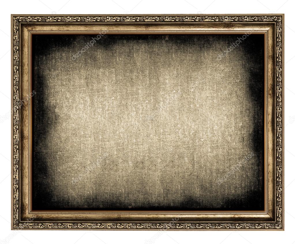 frame with empty canvas