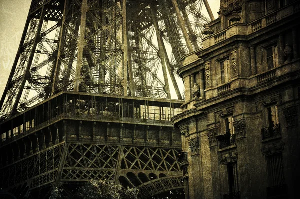 Sépie Eiffelova věž — Stock fotografie