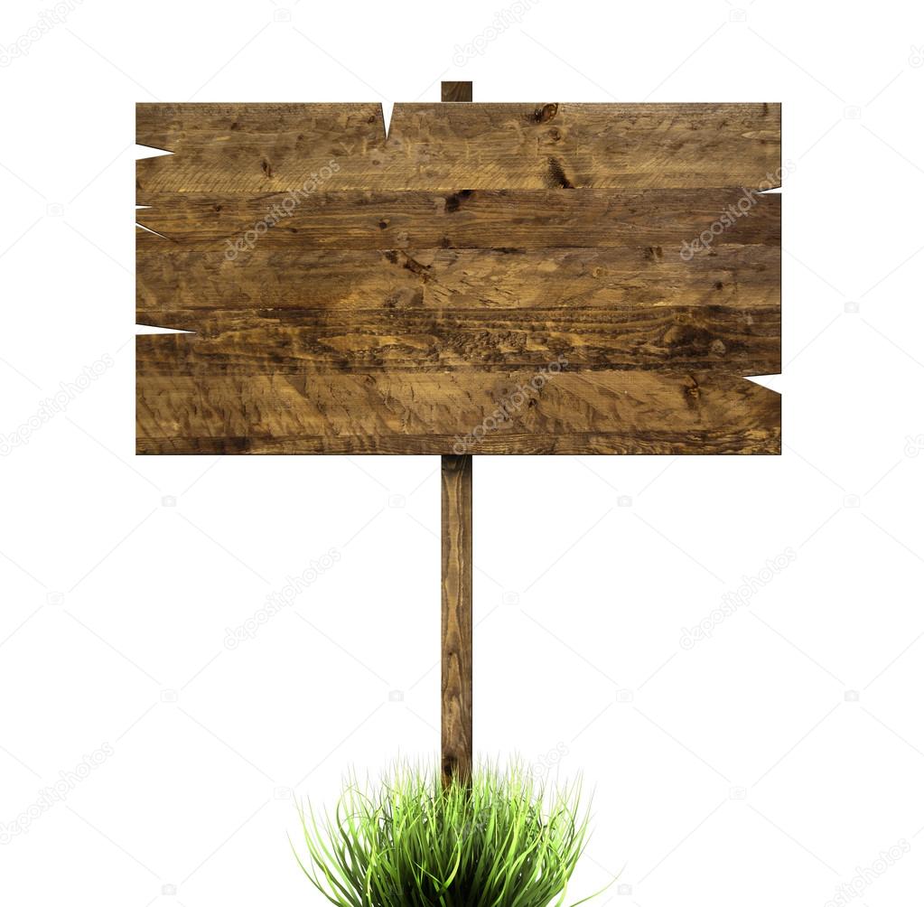 Grass and sign