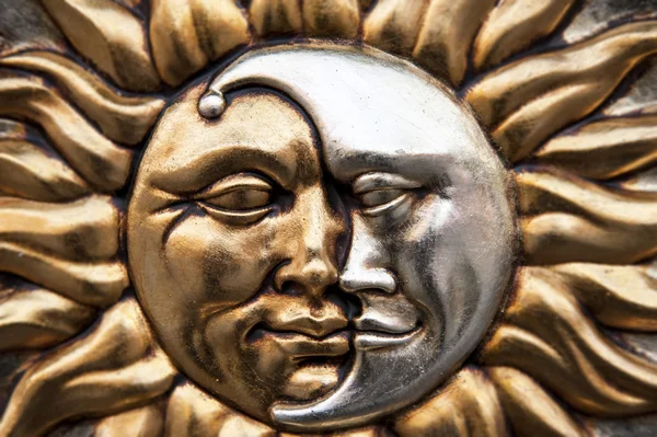 Sun and moon — Stock Photo, Image