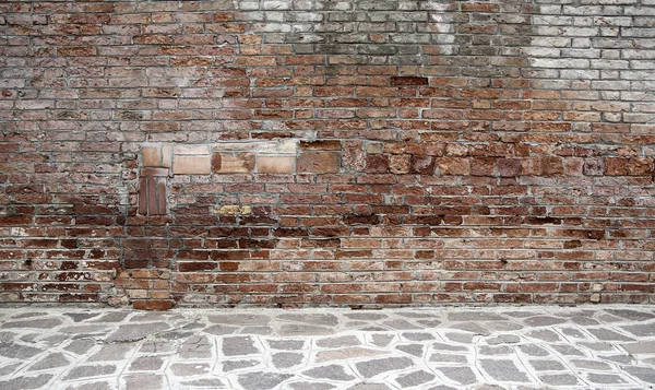 Room with brick wall — Stock Photo, Image