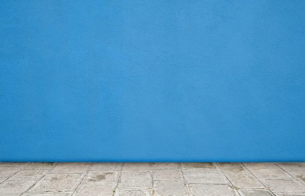 Mavi beton Oda — Stok fotoğraf